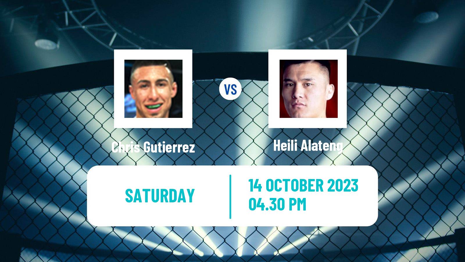 MMA Bantamweight UFC Men Chris Gutierrez - Heili Alateng