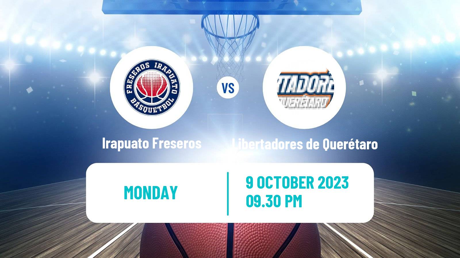 Basketball Mexican LNBP Irapuato Freseros - Libertadores de Querétaro