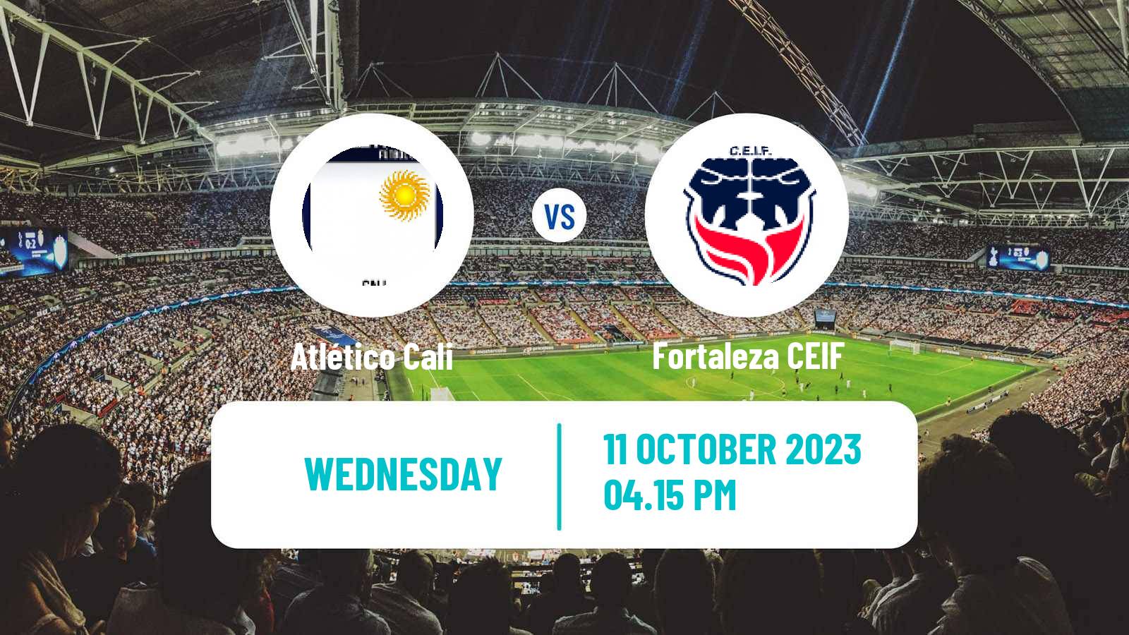 Soccer Colombian Primera B Atlético Cali - Fortaleza CEIF