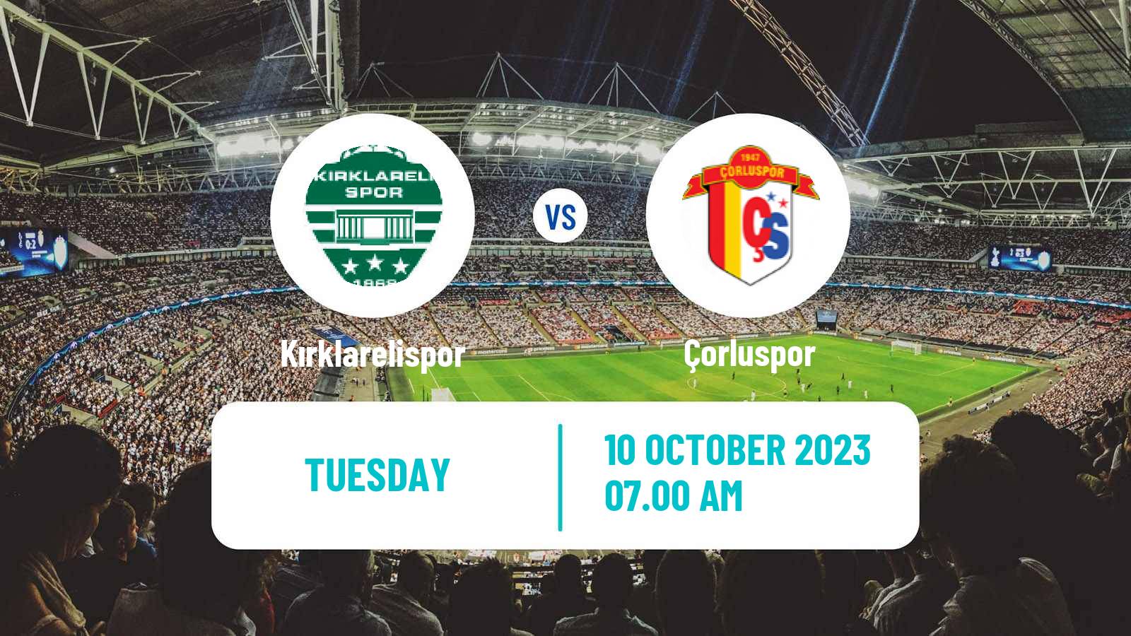 Soccer Turkish Cup Kırklarelispor - Çorluspor