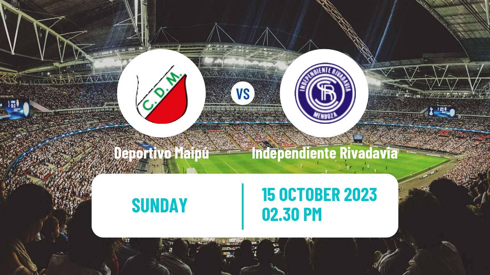 Soccer Argentinian Primera Nacional Deportivo Maipú - Independiente Rivadavia