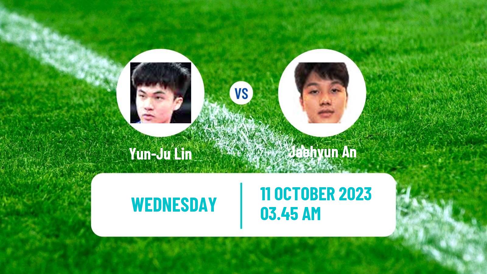 Table tennis Wtt Contender Muscat Men Yun-Ju Lin - Jaehyun An