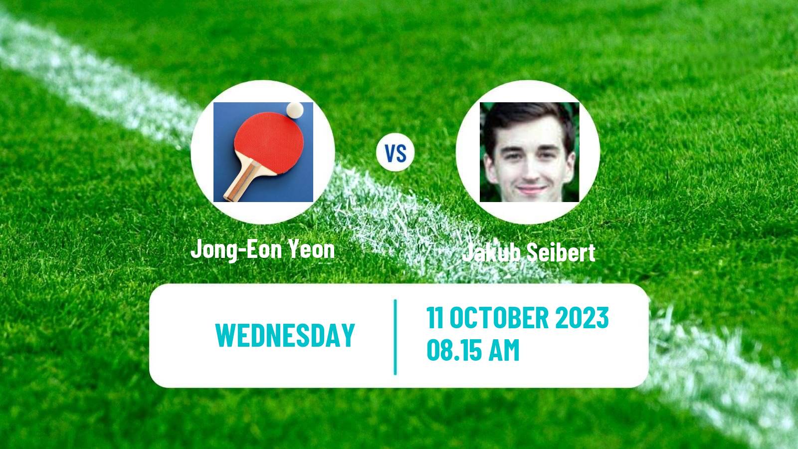 Table tennis Tt Star Series Men Jong-Eon Yeon - Jakub Seibert