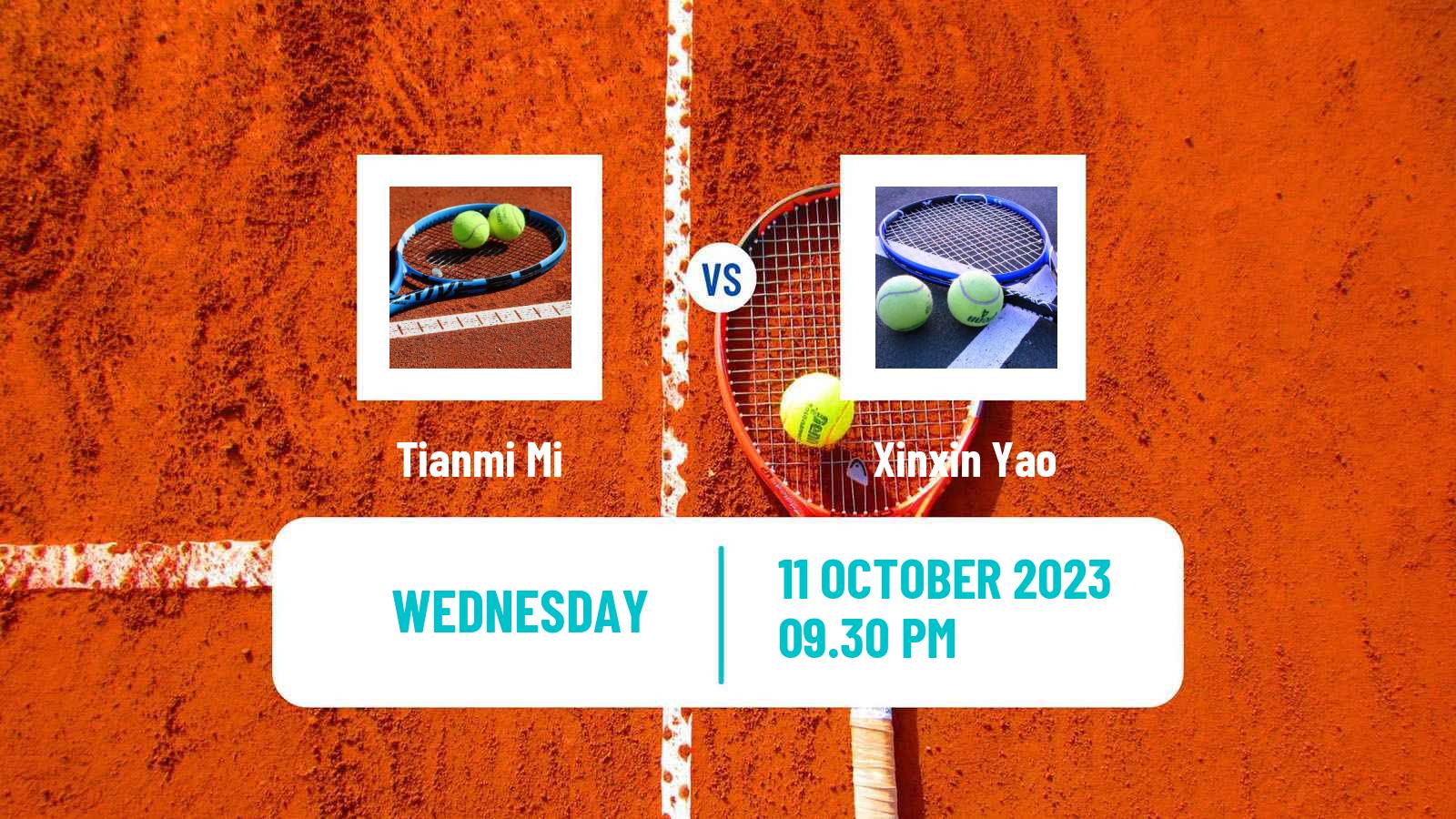 Tennis ITF W40 Shenzhen Women Tianmi Mi - Xinxin Yao