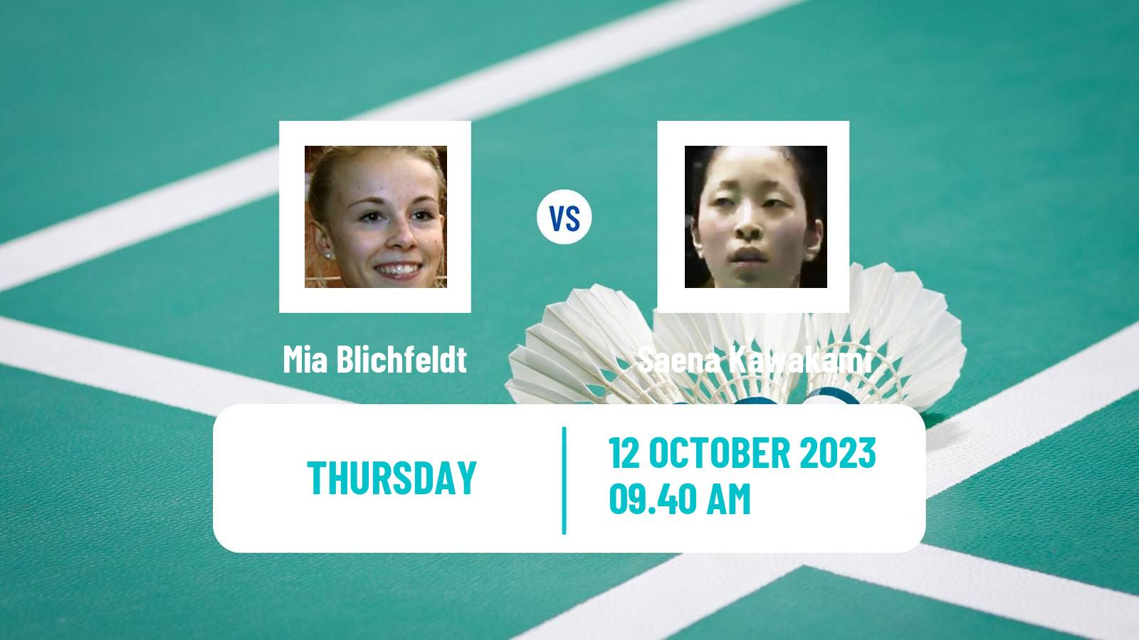 Badminton BWF World Tour Arctic Open Women Mia Blichfeldt - Saena Kawakami