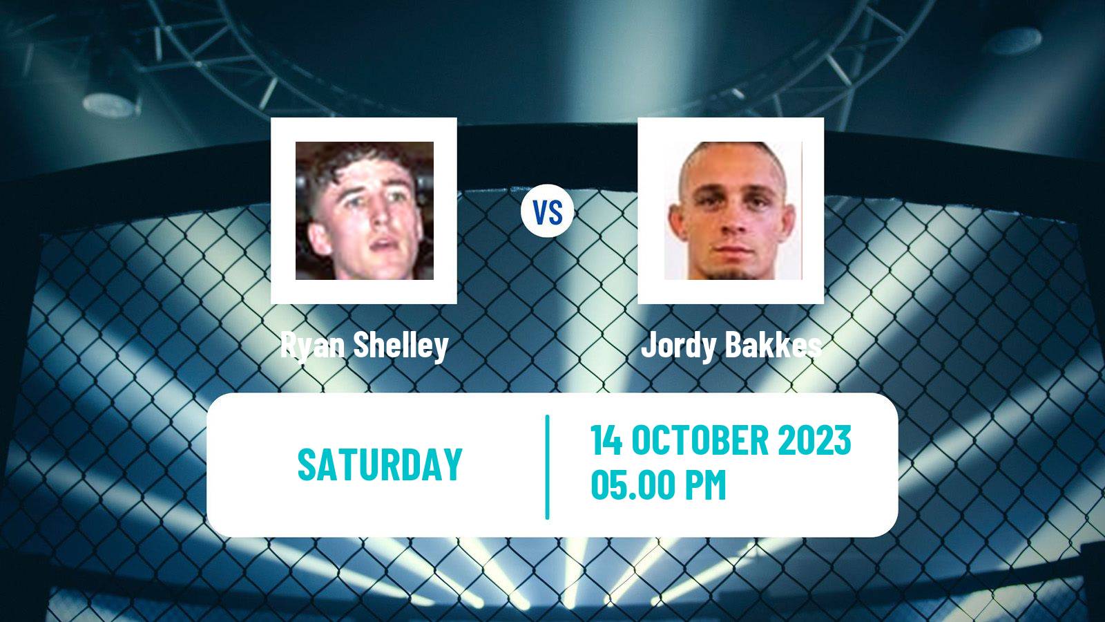 MMA Featherweight Cage Warriors Men Ryan Shelley - Jordy Bakkes