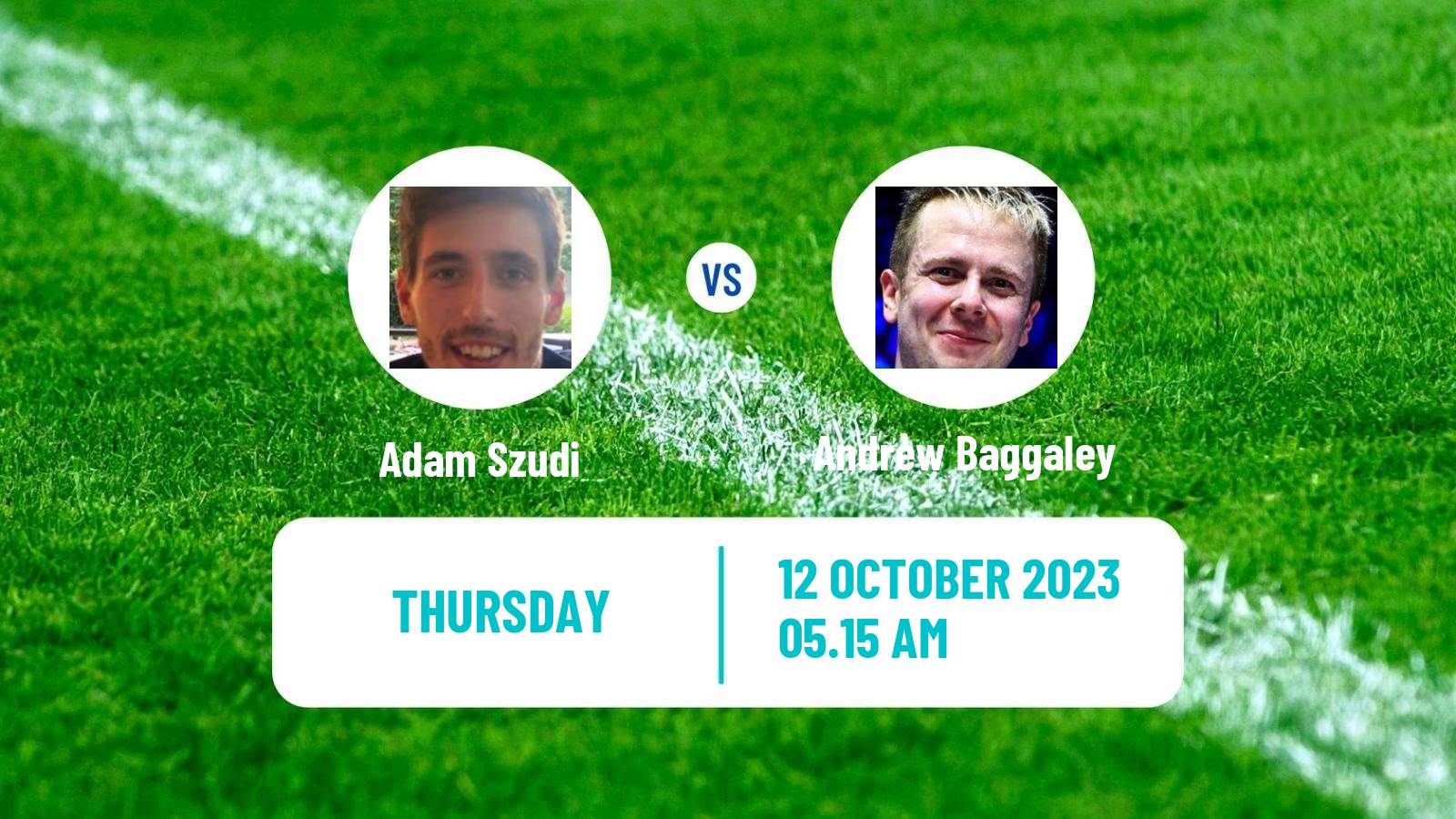 Table tennis Tt Star Series Men Adam Szudi - Andrew Baggaley