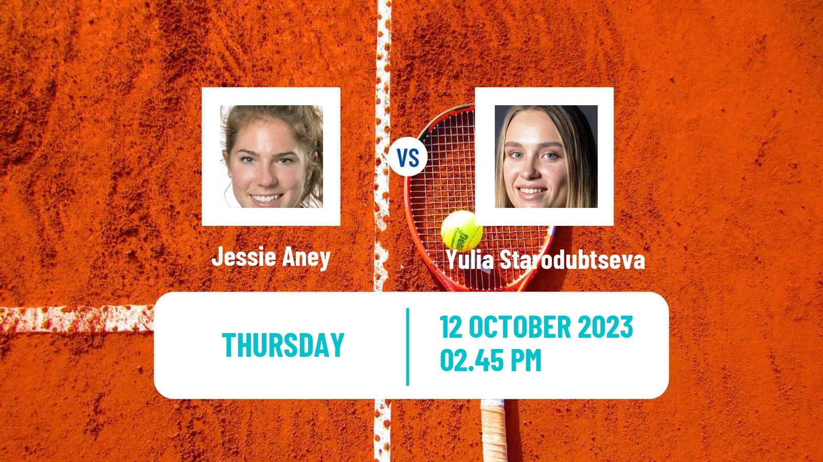 Tennis ITF W60 Rancho Santa Fe Ca Women Jessie Aney - Yulia Starodubtseva