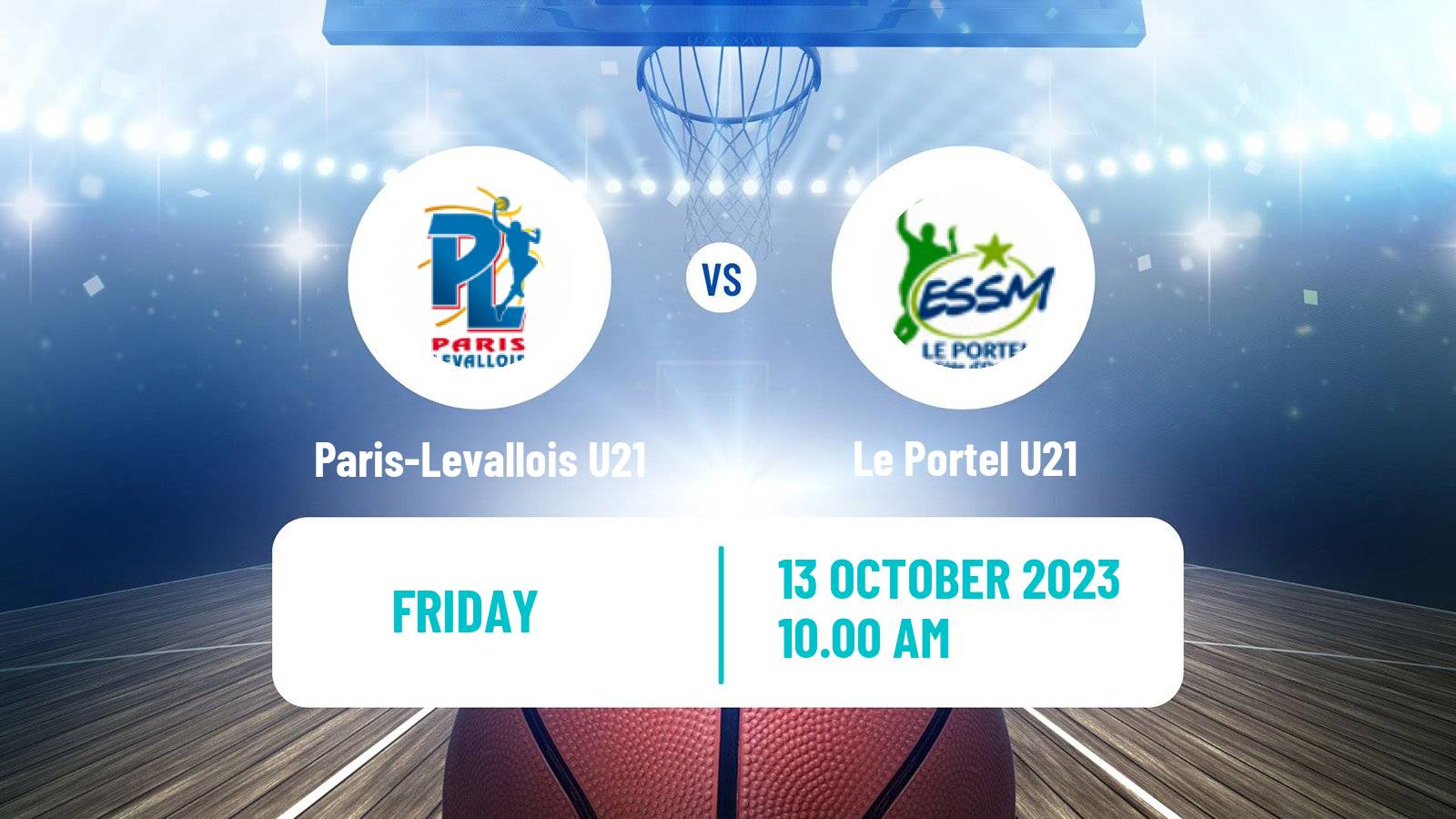 Basketball French Espoirs U21 Basketball Paris Basketball U21 - Le Portel U21