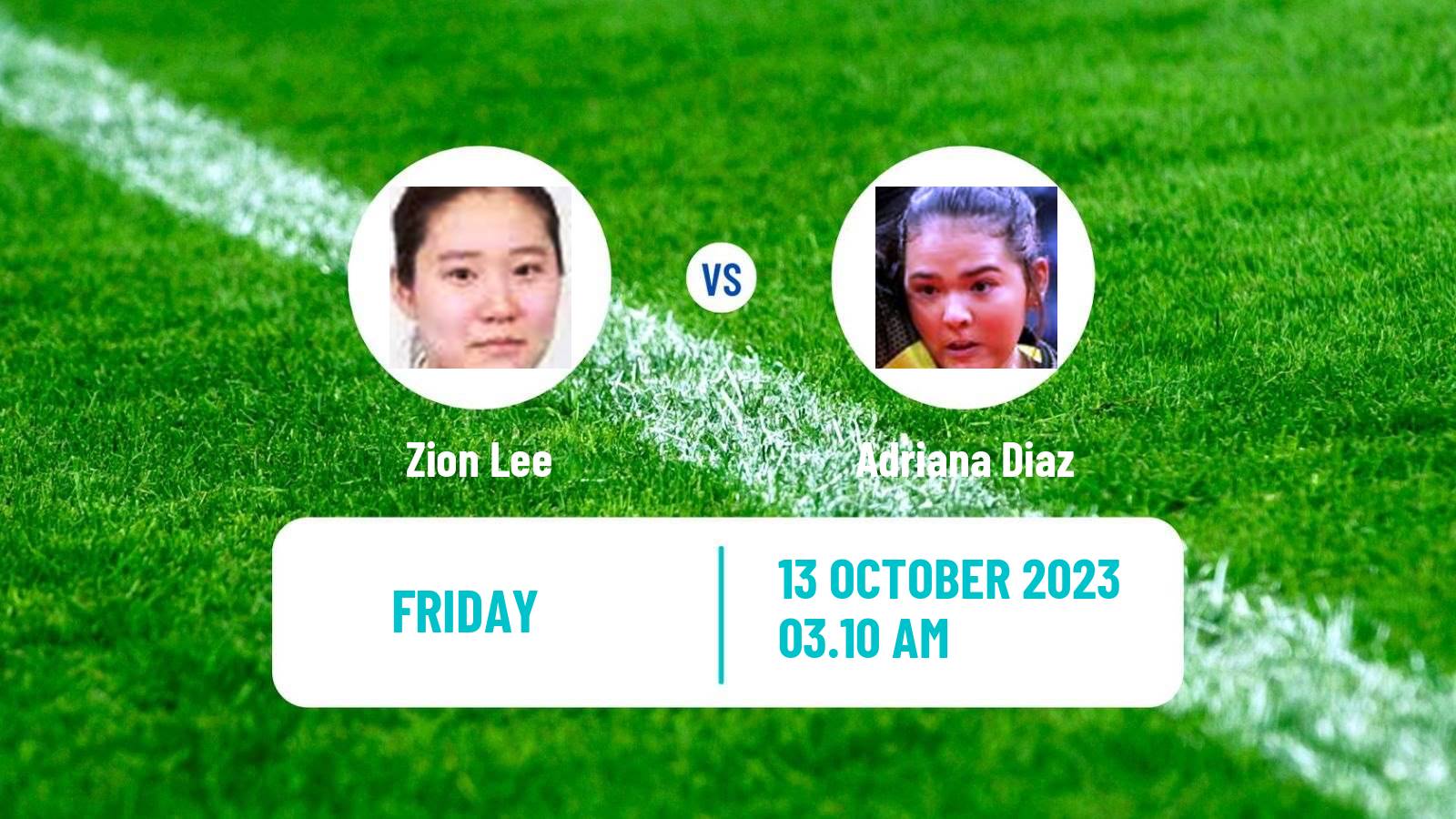 Table tennis Wtt Contender Muscat Women Zion Lee - Adriana Diaz