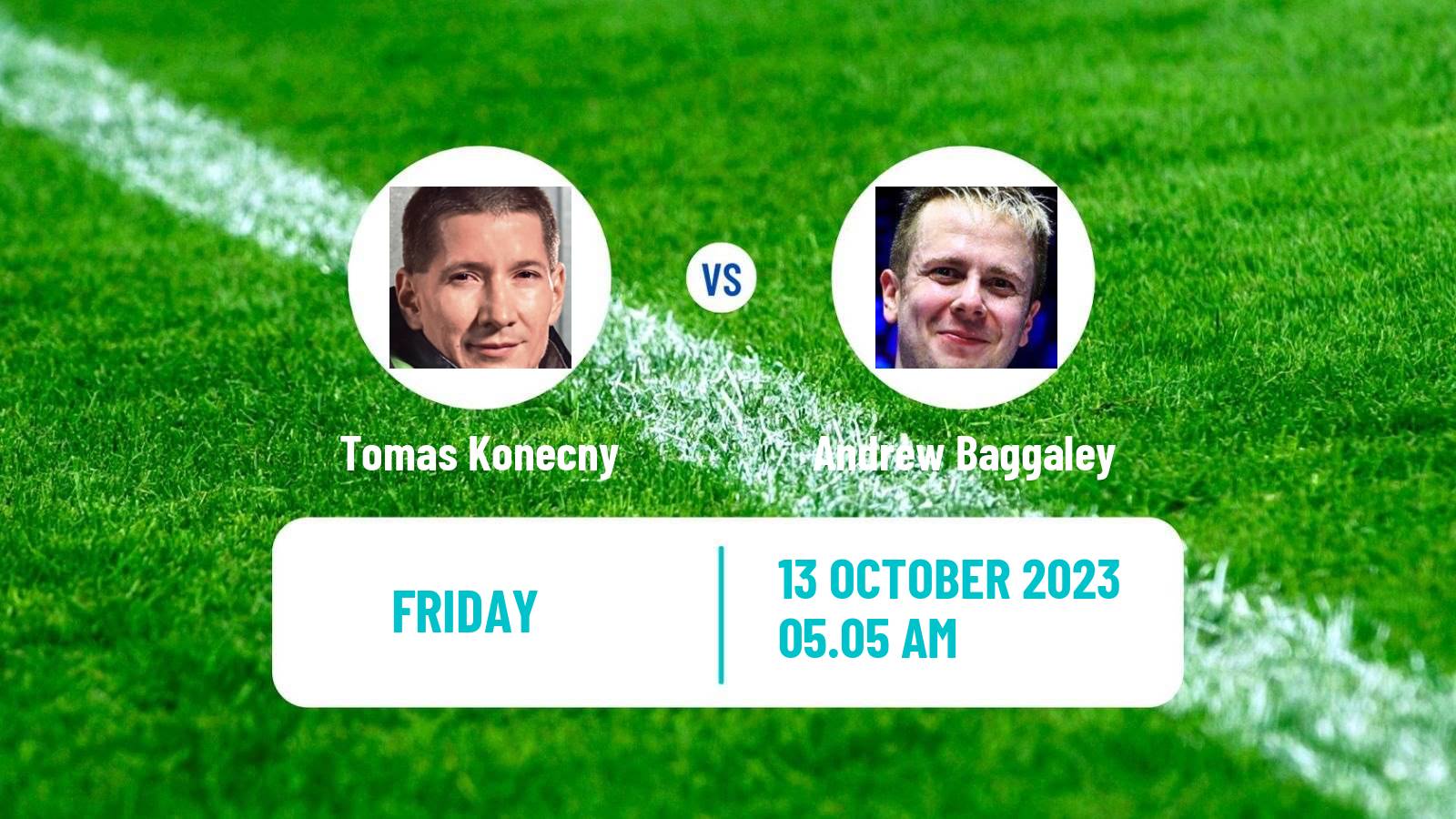 Table tennis Tt Star Series Men Tomas Konecny - Andrew Baggaley