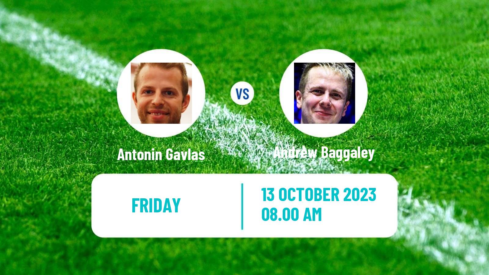 Table tennis Tt Star Series Men Antonin Gavlas - Andrew Baggaley