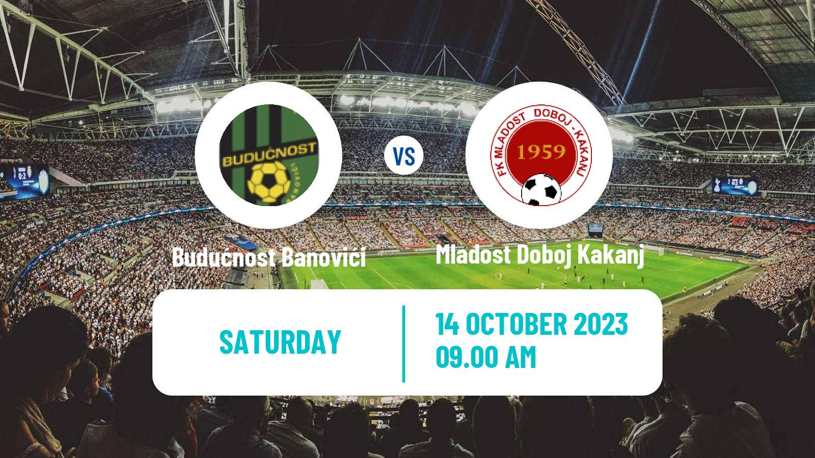 Soccer Bosnian Prva Liga FBiH Budućnost Banovići - Mladost Doboj Kakanj