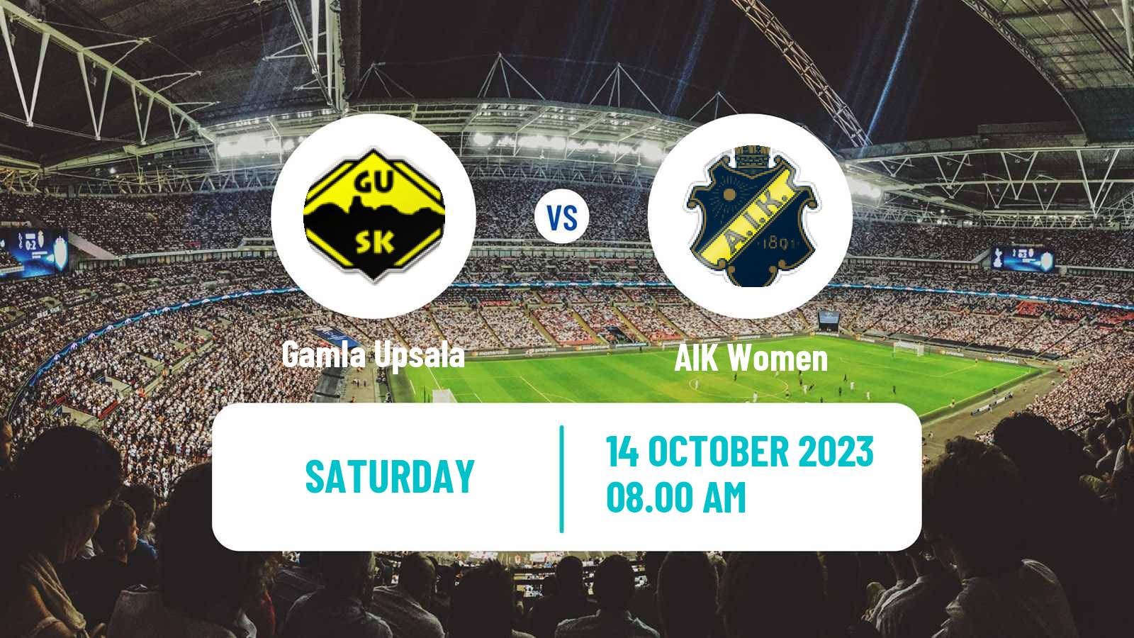 Football Swedish Elitettan Women Gamla Upsala - AIK