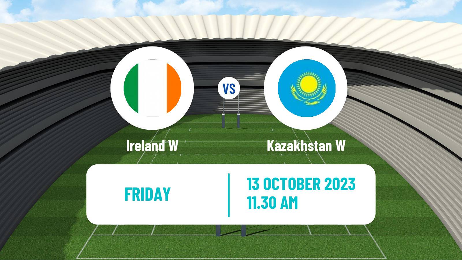 Rugby union WXV 3 Rugby Women Ireland W - Kazakhstan W