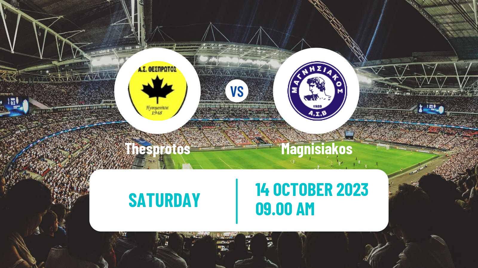 Soccer Greek Gamma Ethniki - Group 2 Thesprotos - Magnisiakos