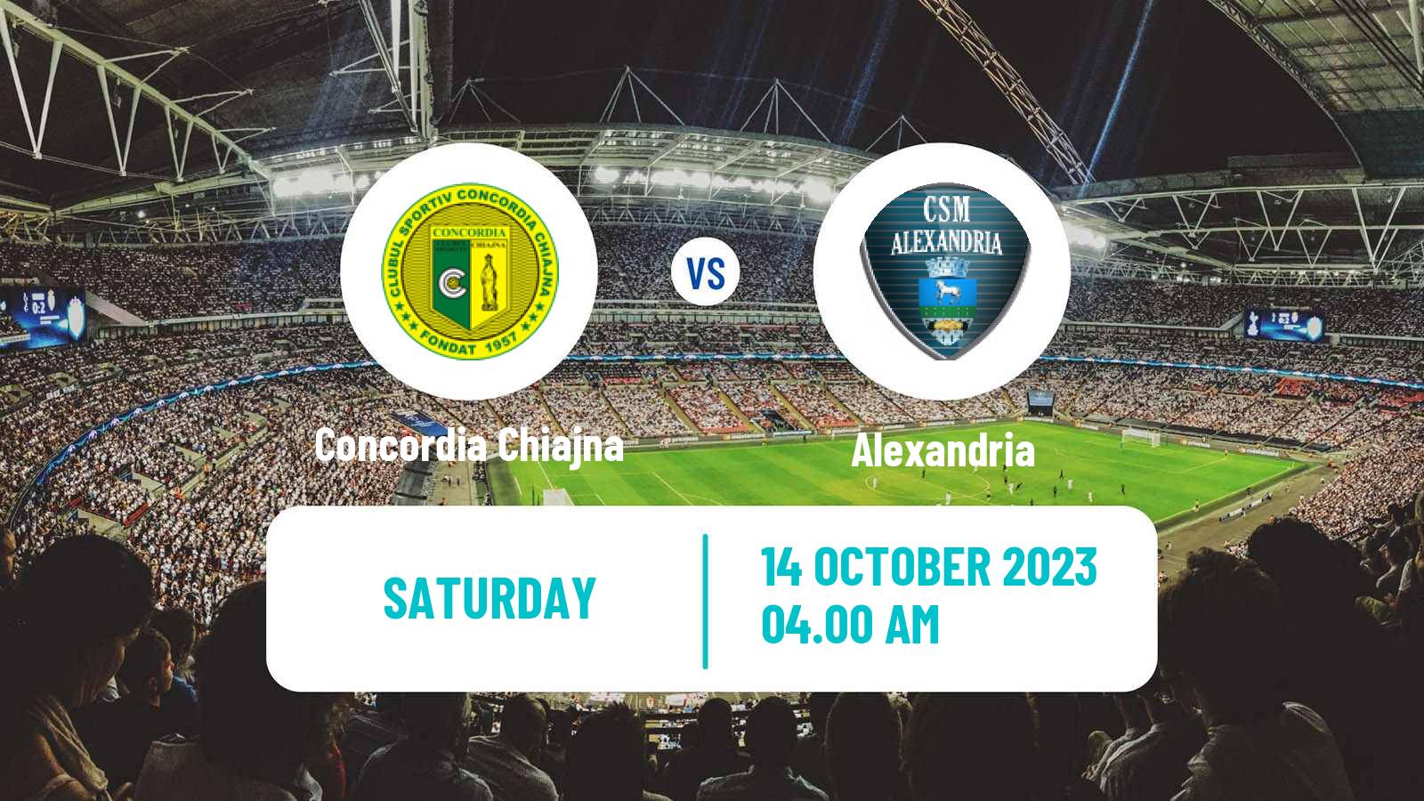 Soccer Club Friendly Concordia Chiajna - Alexandria