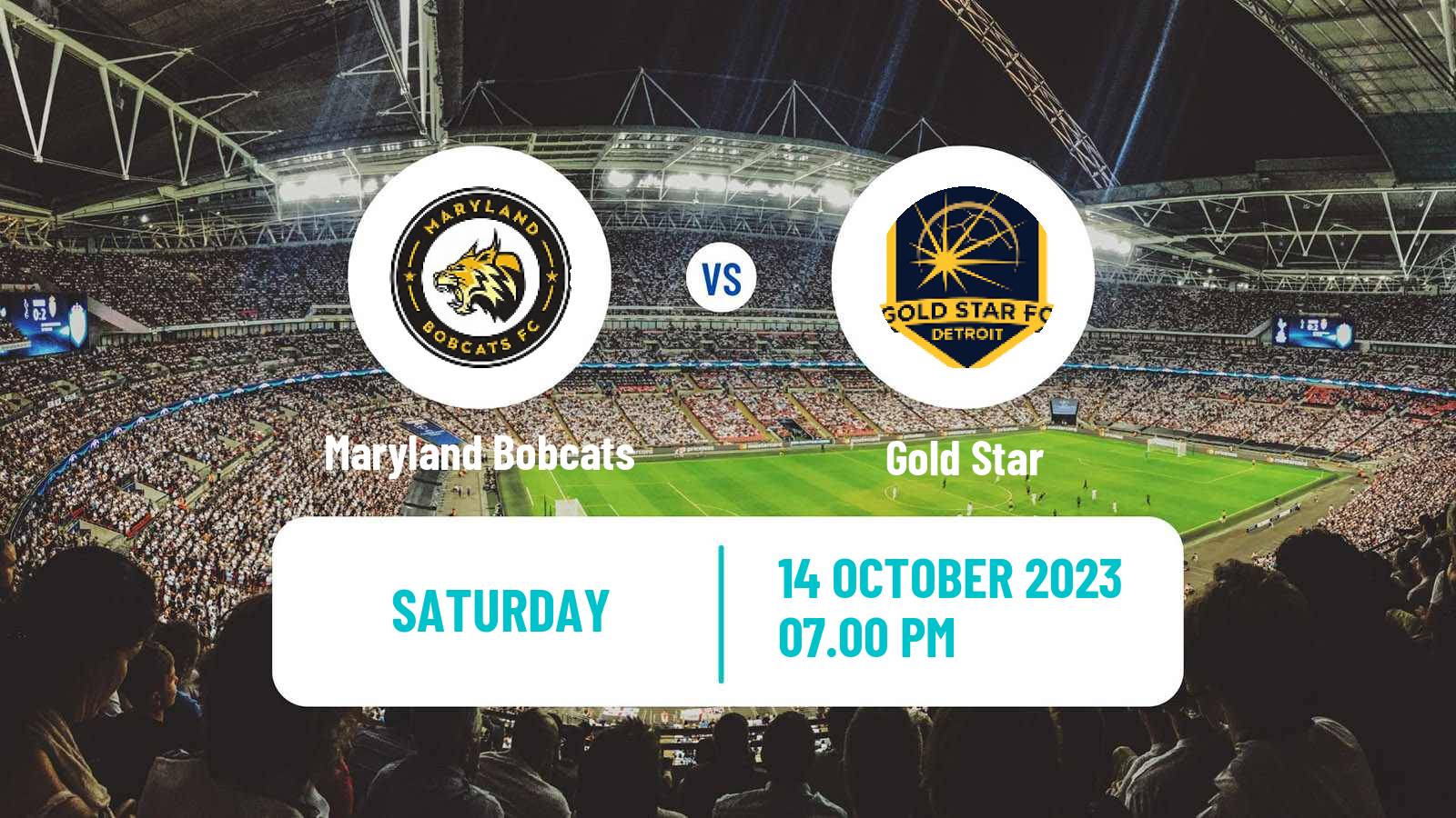 Soccer US NISA Maryland Bobcats - Gold Star
