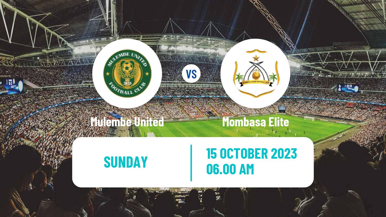 Soccer Kenyan Super League Mulembe United - Mombasa Elite