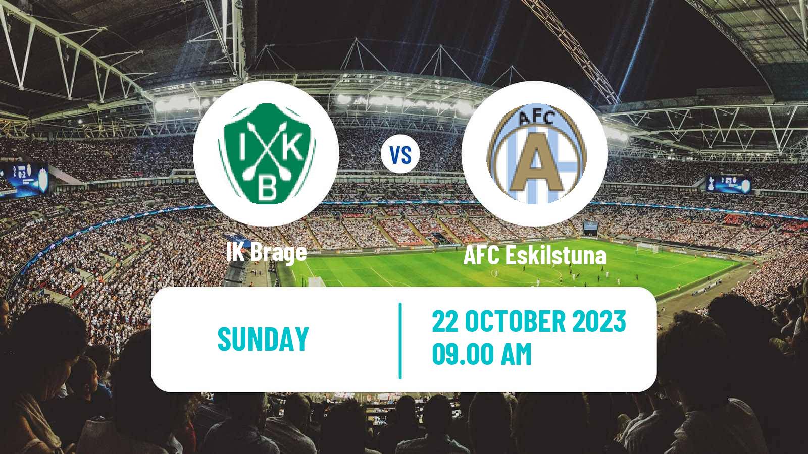 Soccer Swedish Superettan Brage - AFC Eskilstuna