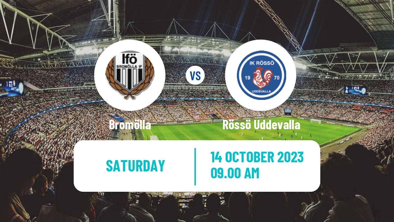 Soccer Swedish Elitettan Women Bromölla - Rössö Uddevalla