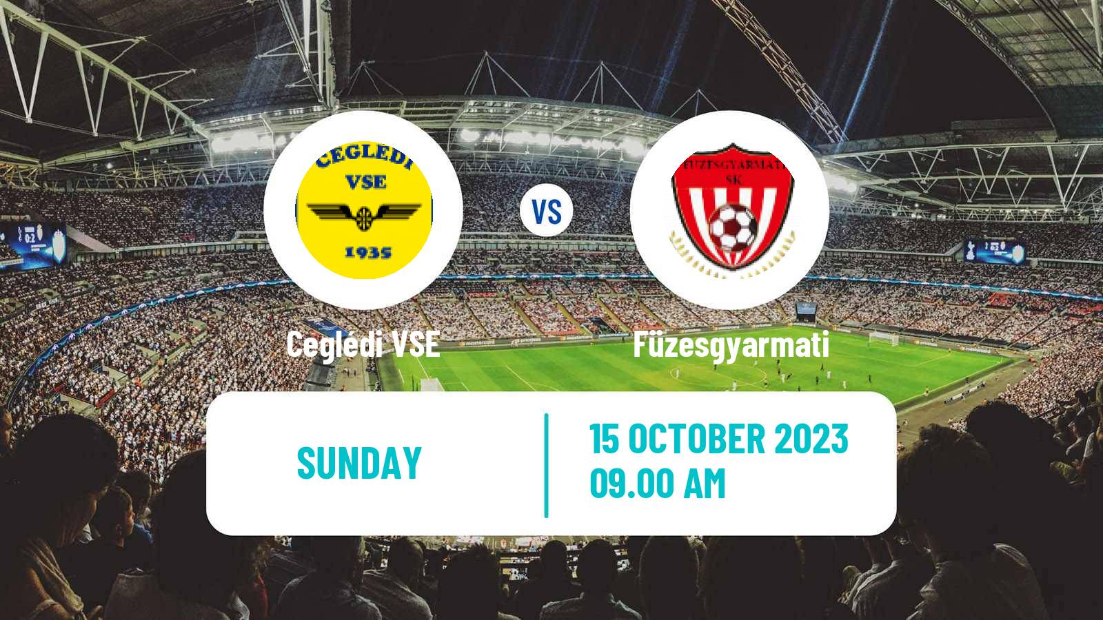 Soccer Hungarian NB III Southeast Ceglédi - Füzesgyarmati