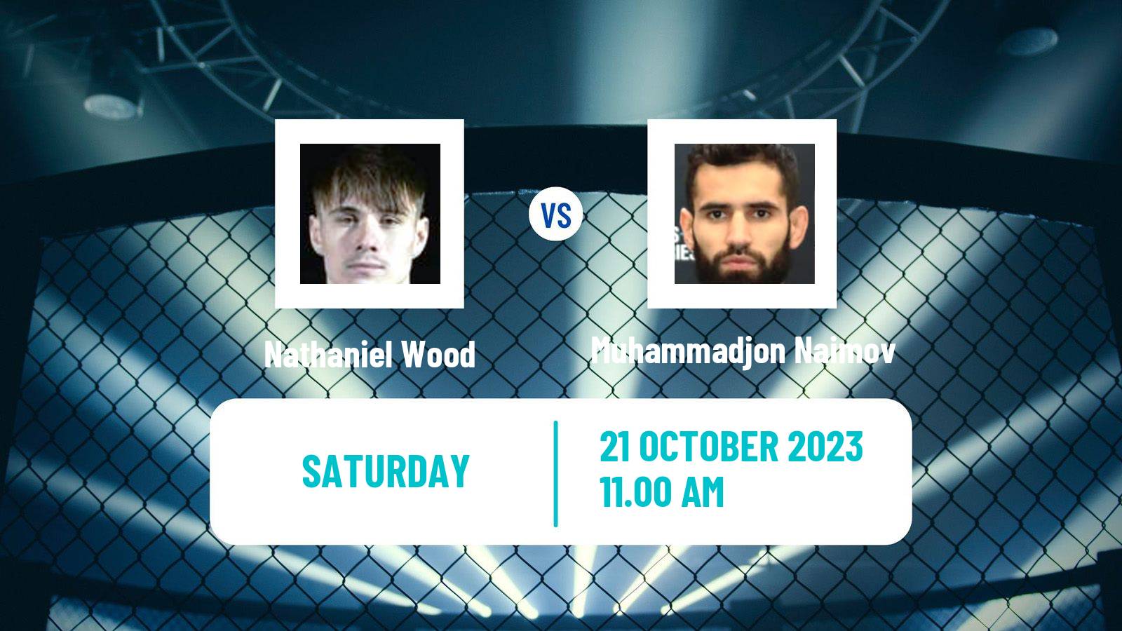 MMA Featherweight UFC Men Nathaniel Wood - Muhammadjon Naimov