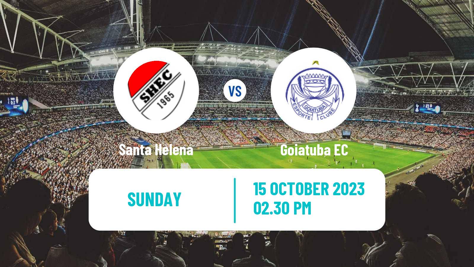 Soccer Brazilian Campeonato Goiano 2 Santa Helena - Goiatuba