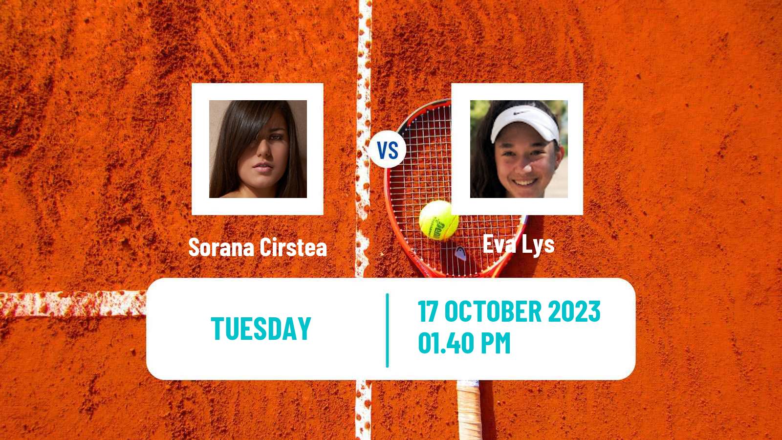 Tennis WTA Cluj Napoca Sorana Cirstea - Eva Lys