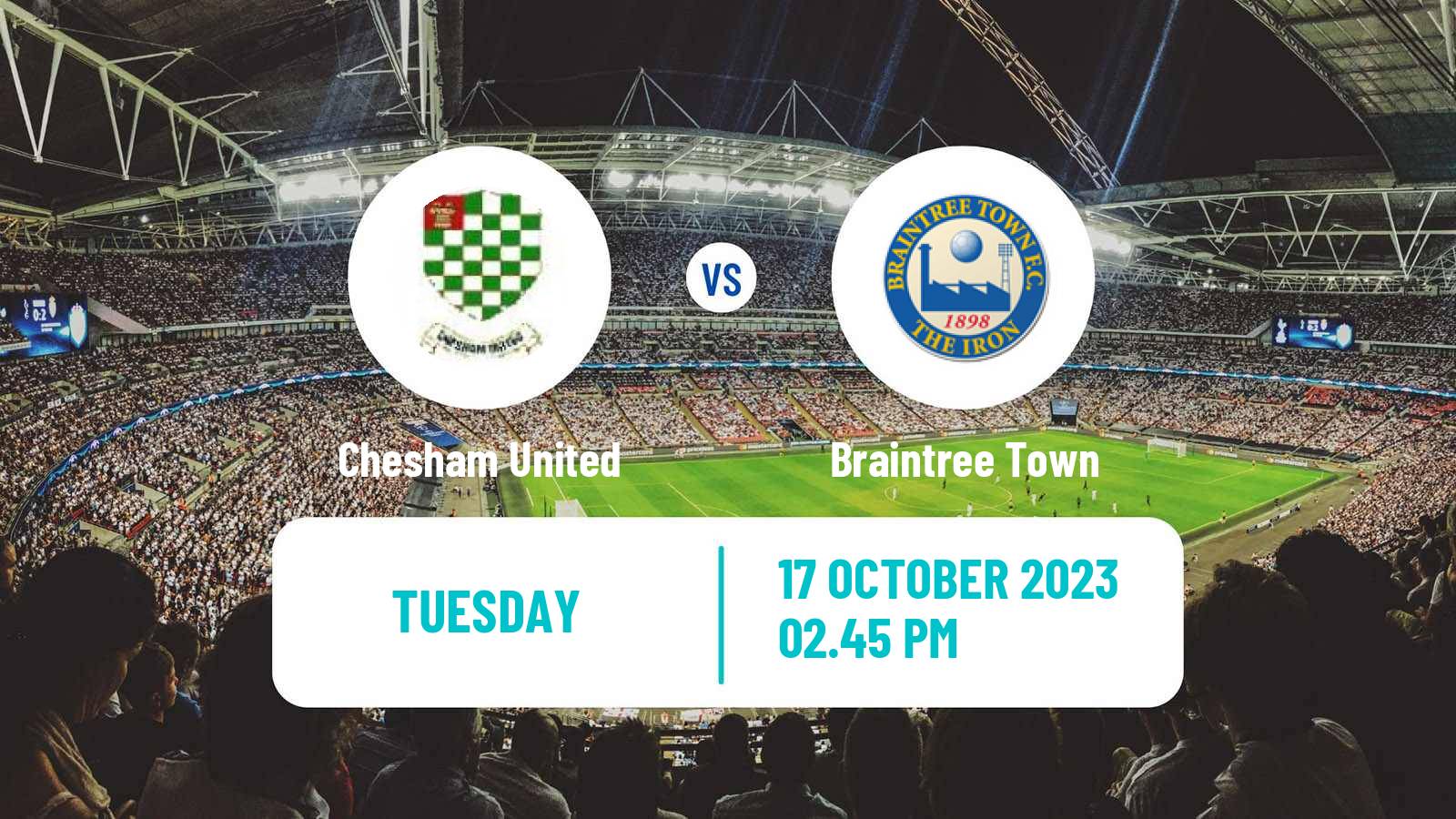 Soccer English FA Cup Chesham United - Braintree Town