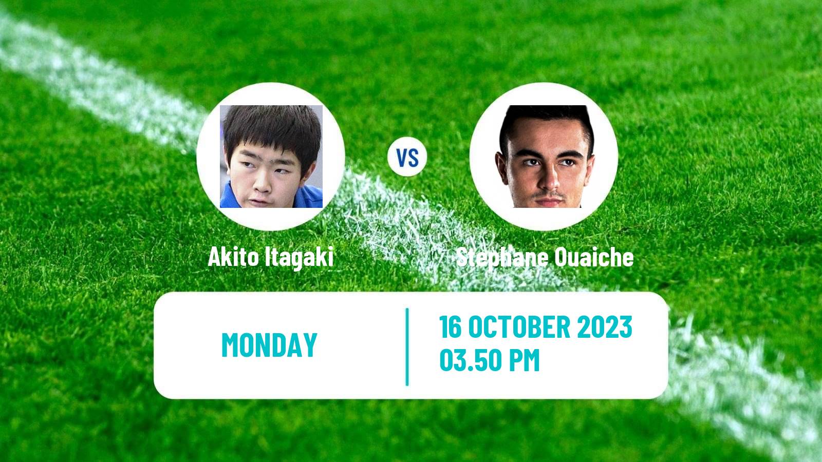 Table tennis Challenger Series Men Akito Itagaki - Stephane Ouaiche
