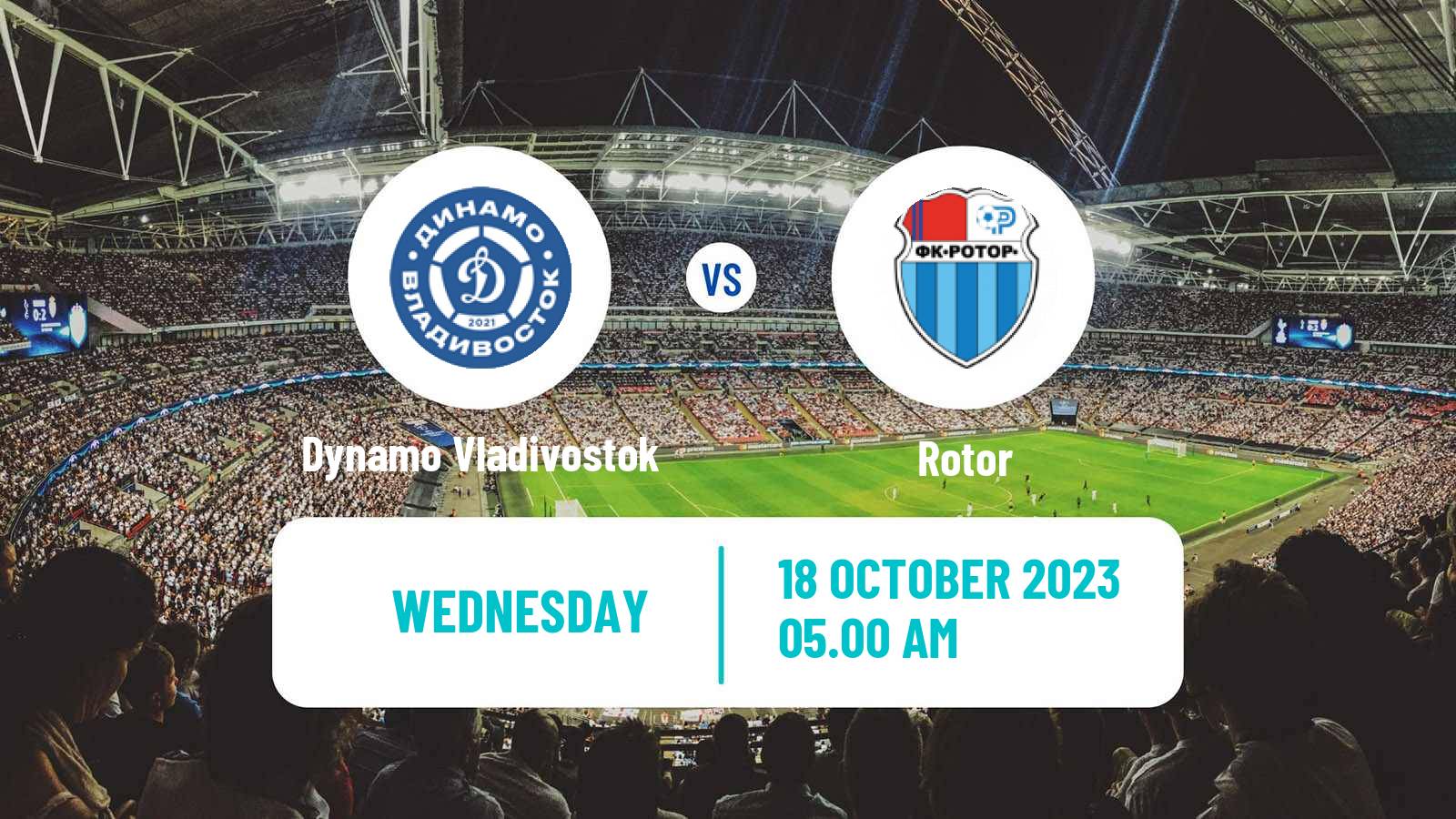 Soccer Russian Cup Dynamo Vladivostok - Rotor