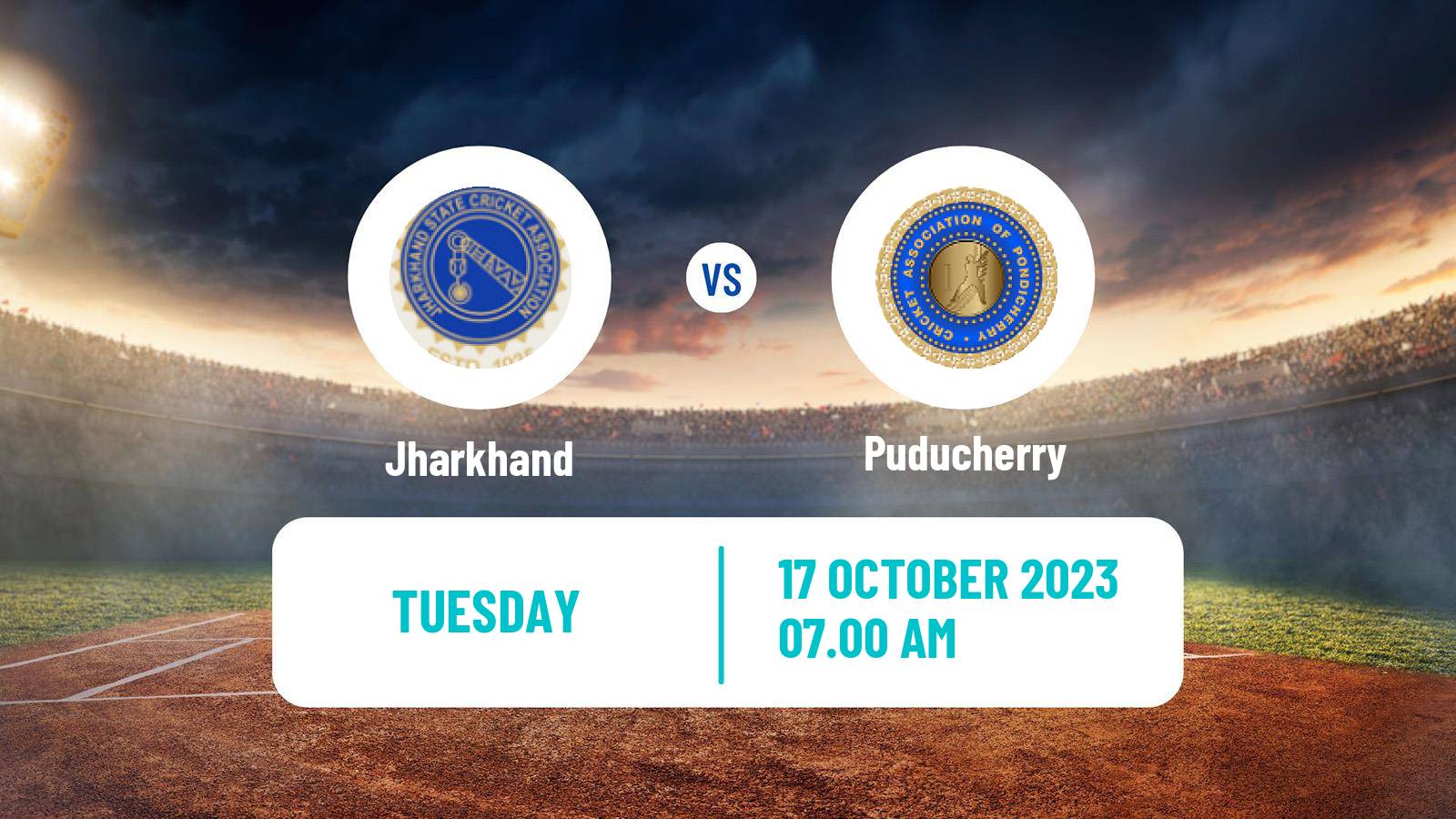 Cricket Syed Mushtaq Ali Trophy Jharkhand - Puducherry