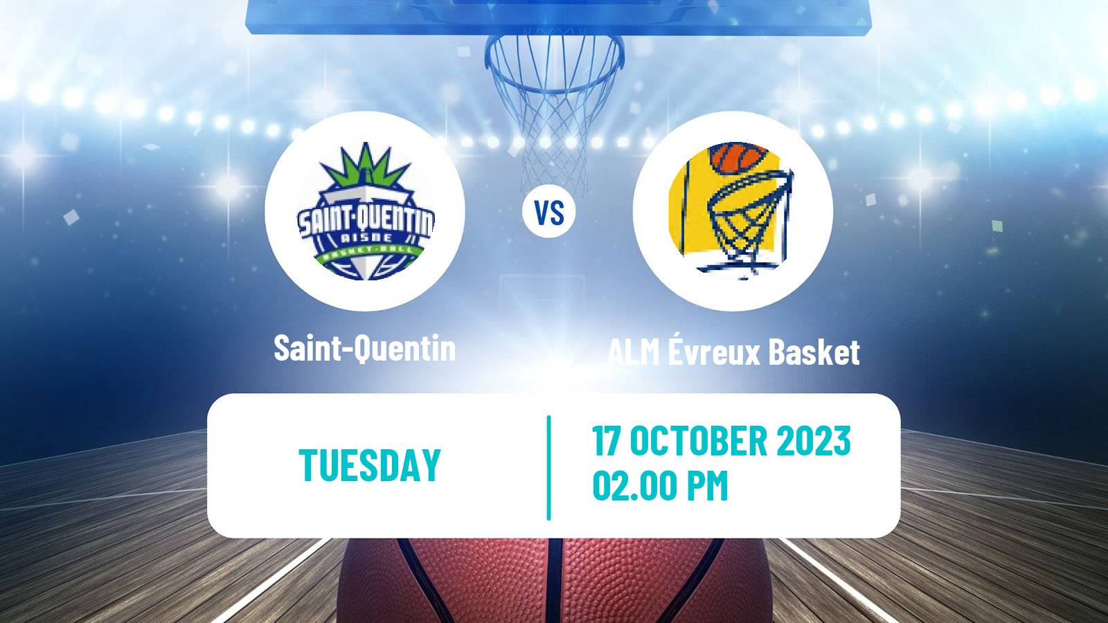 Basketball French Cup Basketball Saint-Quentin - ALM Évreux Basket