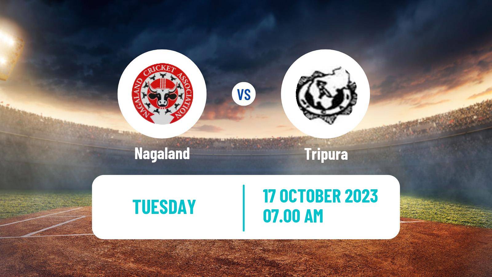Cricket Syed Mushtaq Ali Trophy Nagaland - Tripura