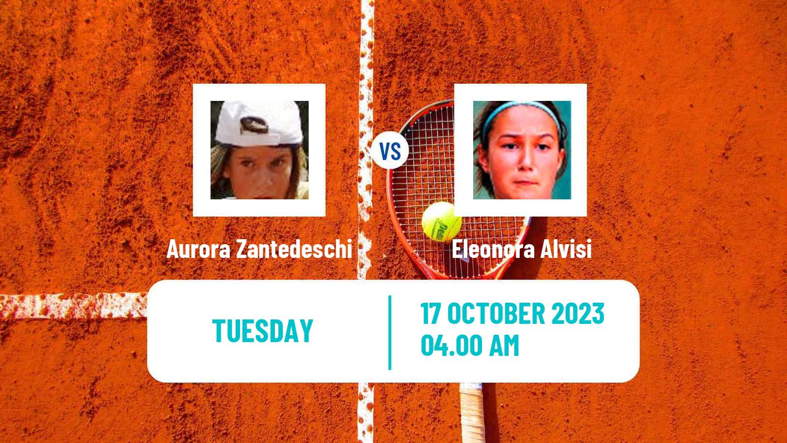 Tennis ITF W25 Santa Margherita Di Pula 10 Women Aurora Zantedeschi - Eleonora Alvisi