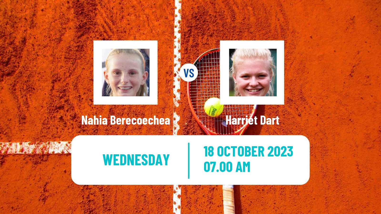 Tennis ITF W100 Shrewsbury Women Nahia Berecoechea - Harriet Dart