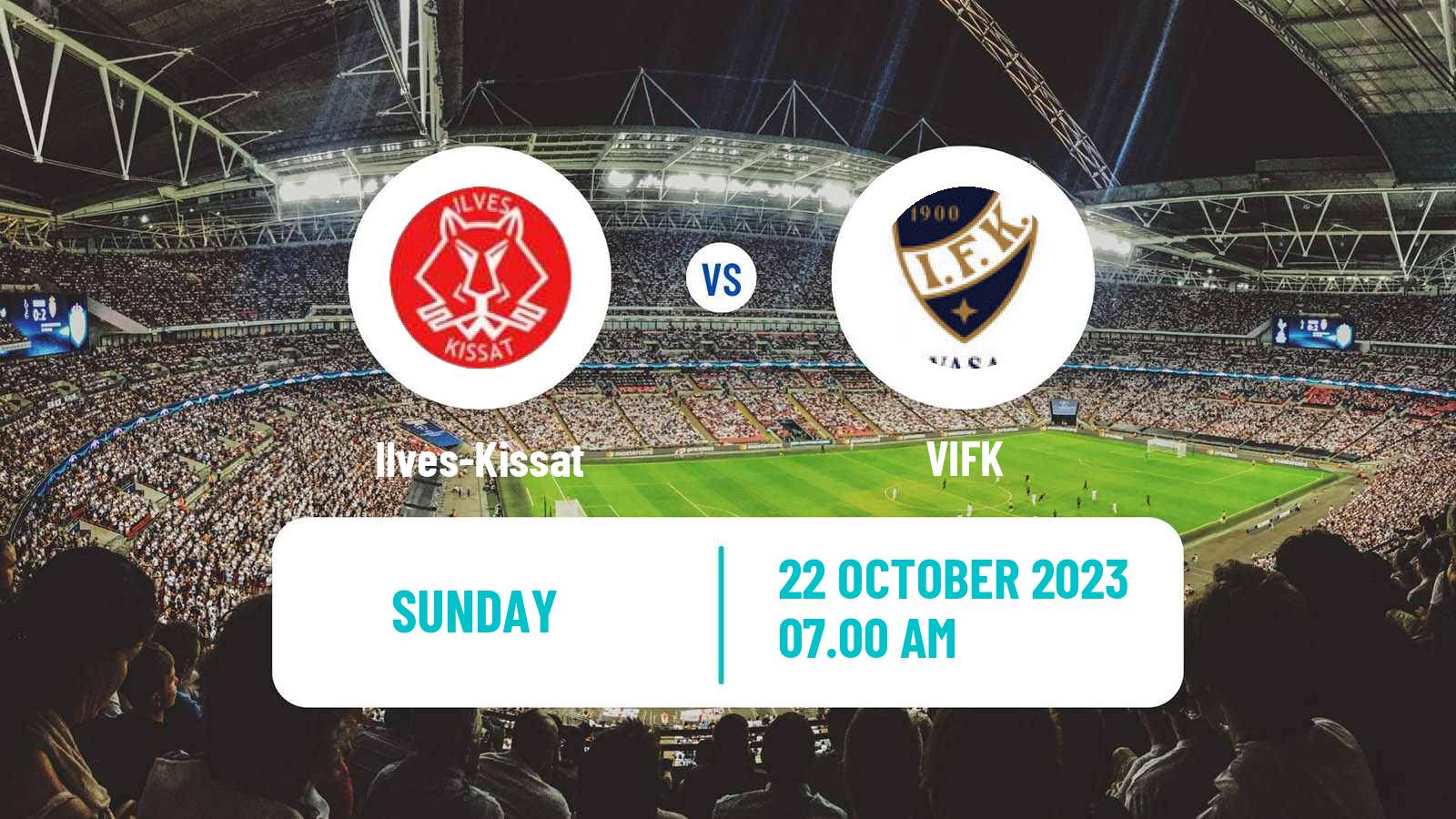 Soccer Finnish Kakkonen Promotion Play Offs Ilves-Kissat - VIFK
