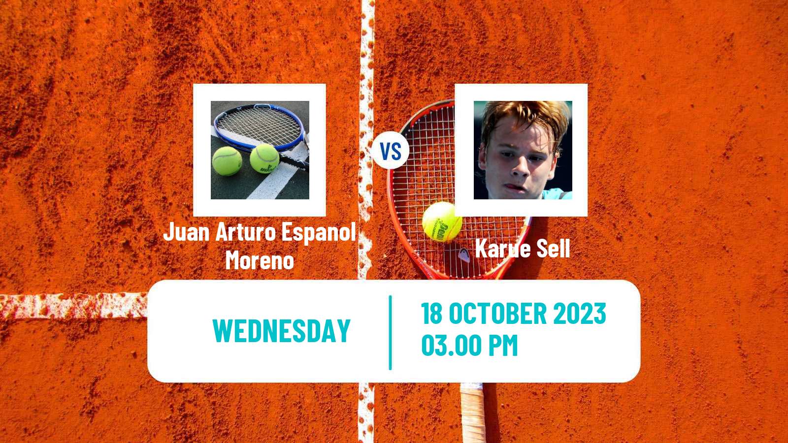 Tennis ITF M15 Morelia Men Juan Arturo Espanol Moreno - Karue Sell