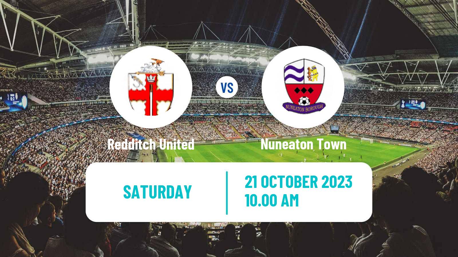 Soccer English Southern League Central Division Redditch United - Nuneaton Town