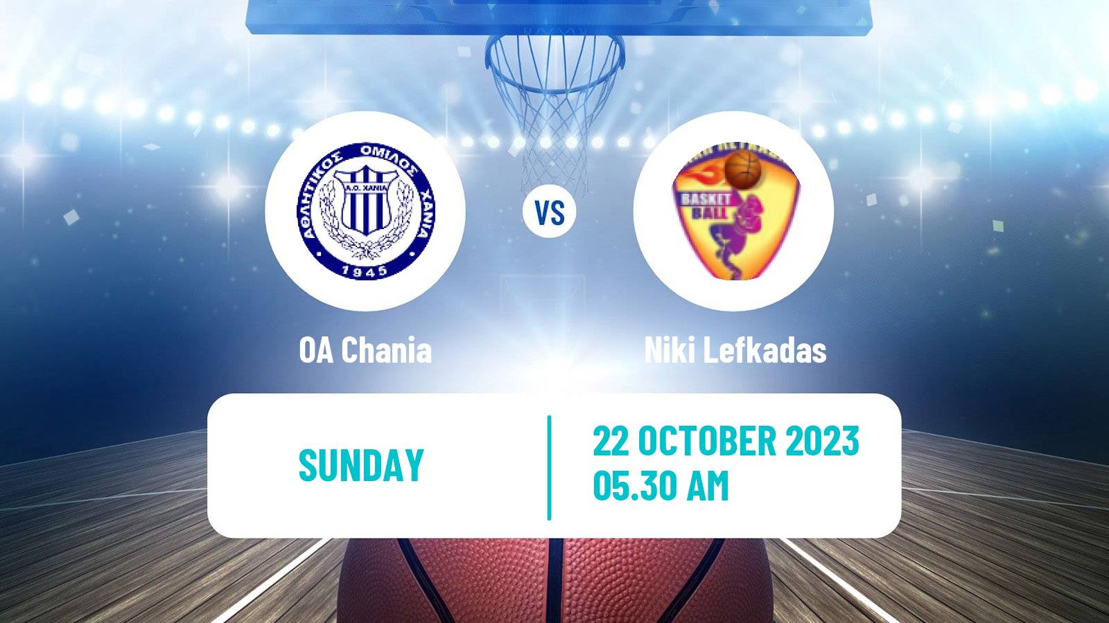 Basketball Greek Basket League A1 Women OA Chania - Niki Lefkadas
