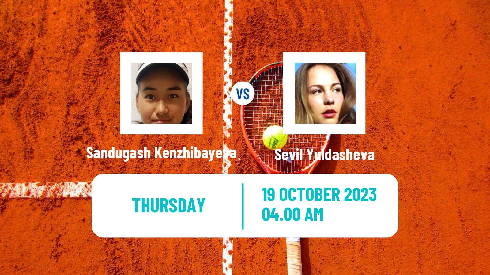 Tennis ITF W15 Sharm Elsheikh 15 Women Sandugash Kenzhibayeva - Sevil Yuldasheva