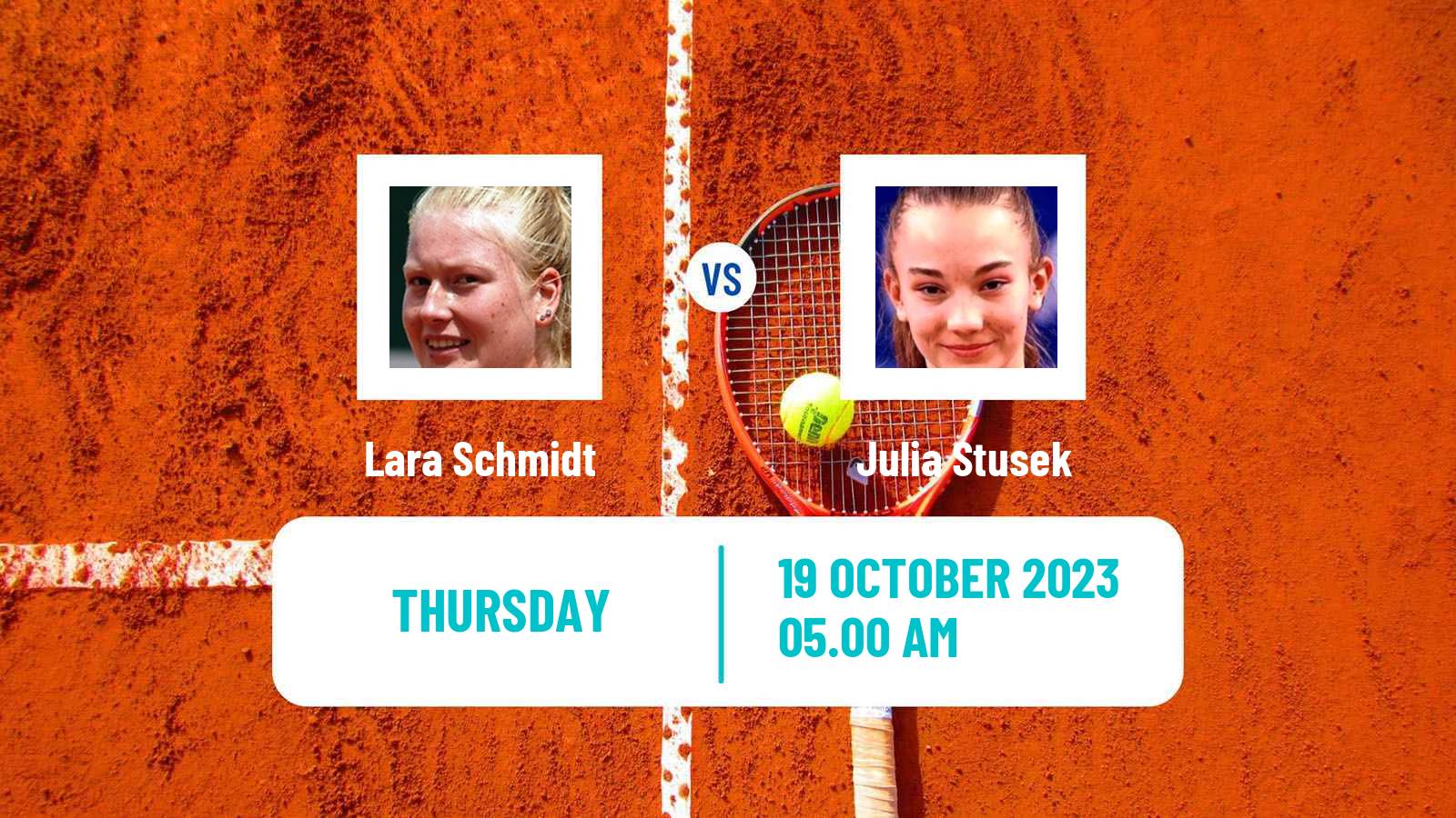 Tennis ITF W60 Hamburg Women Lara Schmidt - Julia Stusek