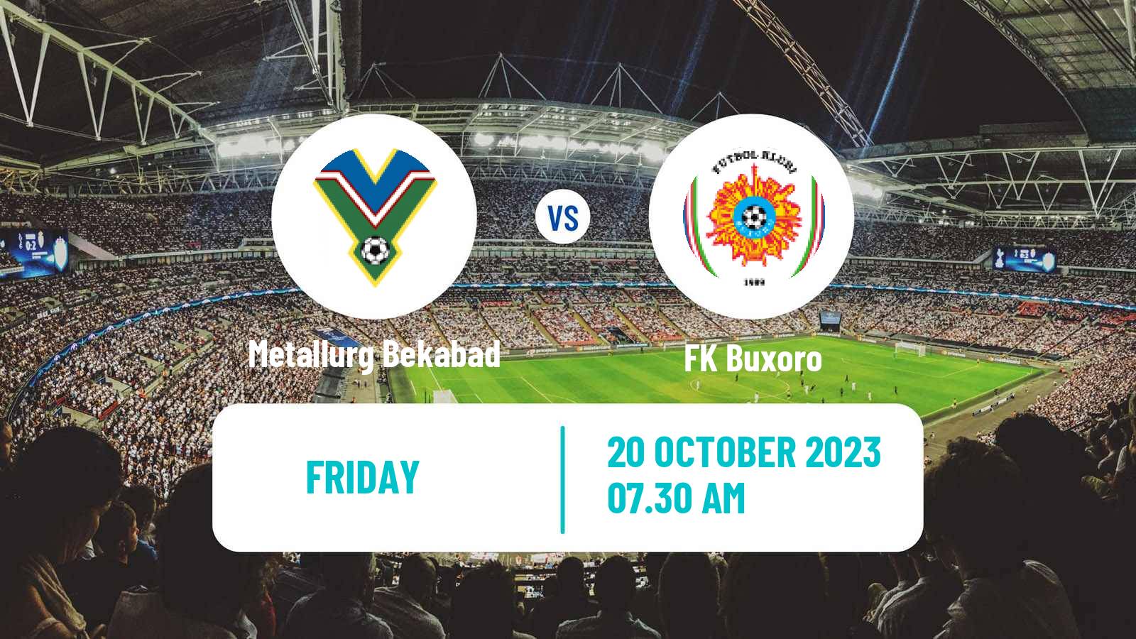 Soccer Uzbek League Metallurg Bekabad - Buxoro