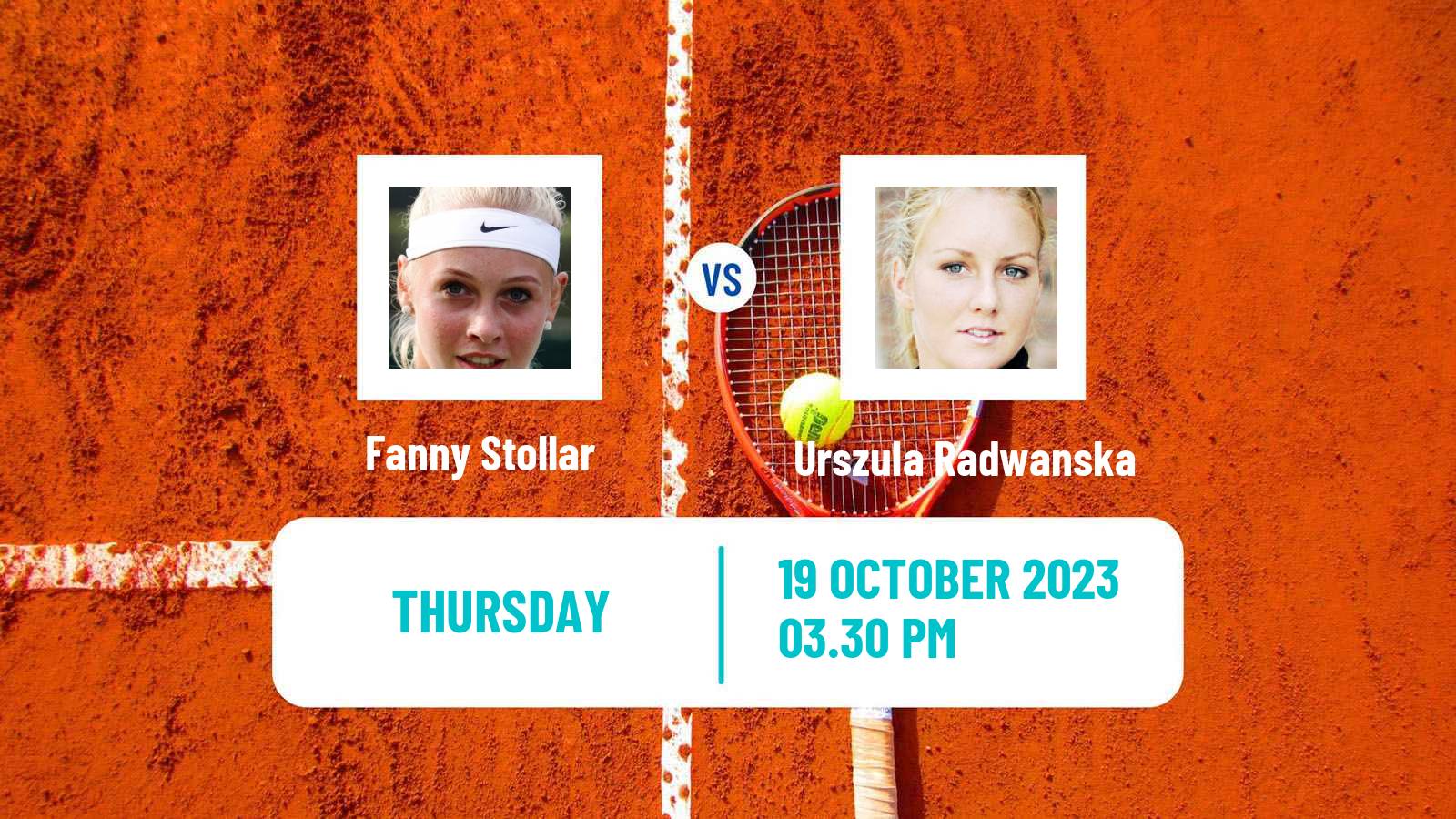 Tennis ITF W60 Saguenay Women Fanny Stollar - Urszula Radwanska