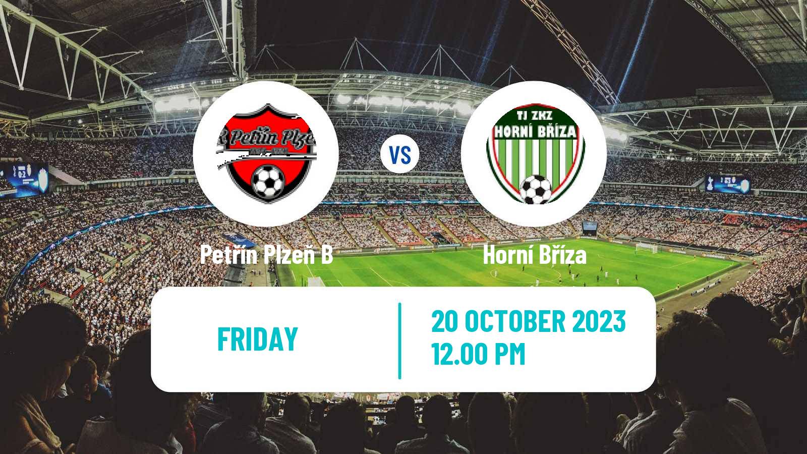 Soccer Czech Plzensky KP Petřín Plzeň B - Horní Bříza