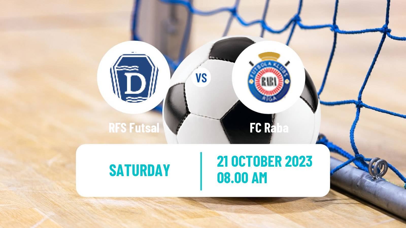 Futsal Latvian Virsliga Futsal RFS - Raba