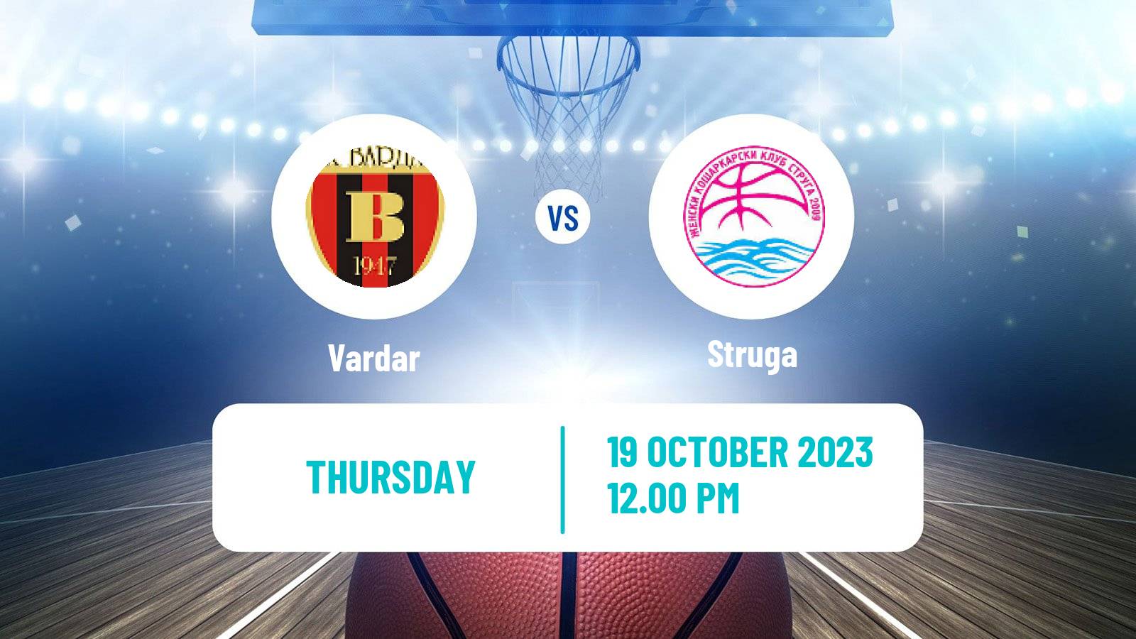 Basketball North Macedonian Prva Liga Basketball Women Vardar - Struga