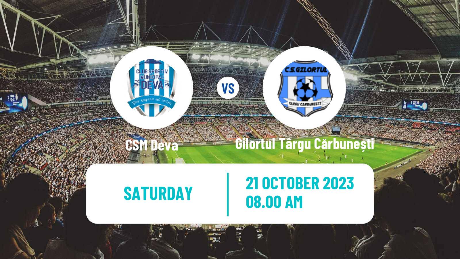 Soccer Romanian Liga 3 - Seria 7 CSM Deva - Gilortul Târgu Cărbunești