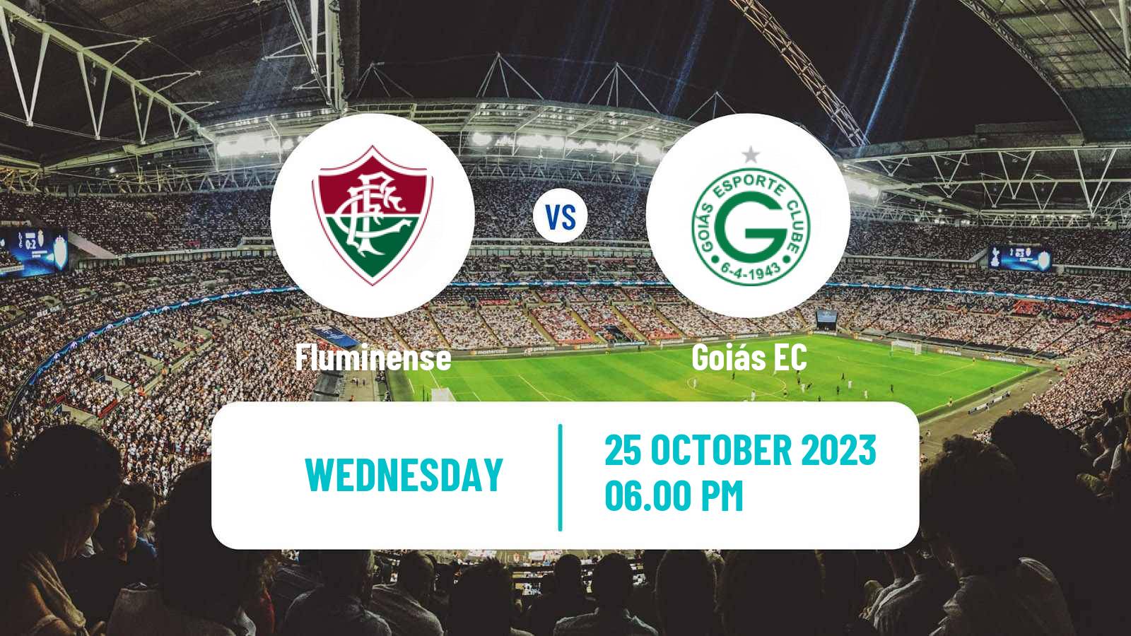 Soccer Brazilian Serie A Fluminense - Goiás
